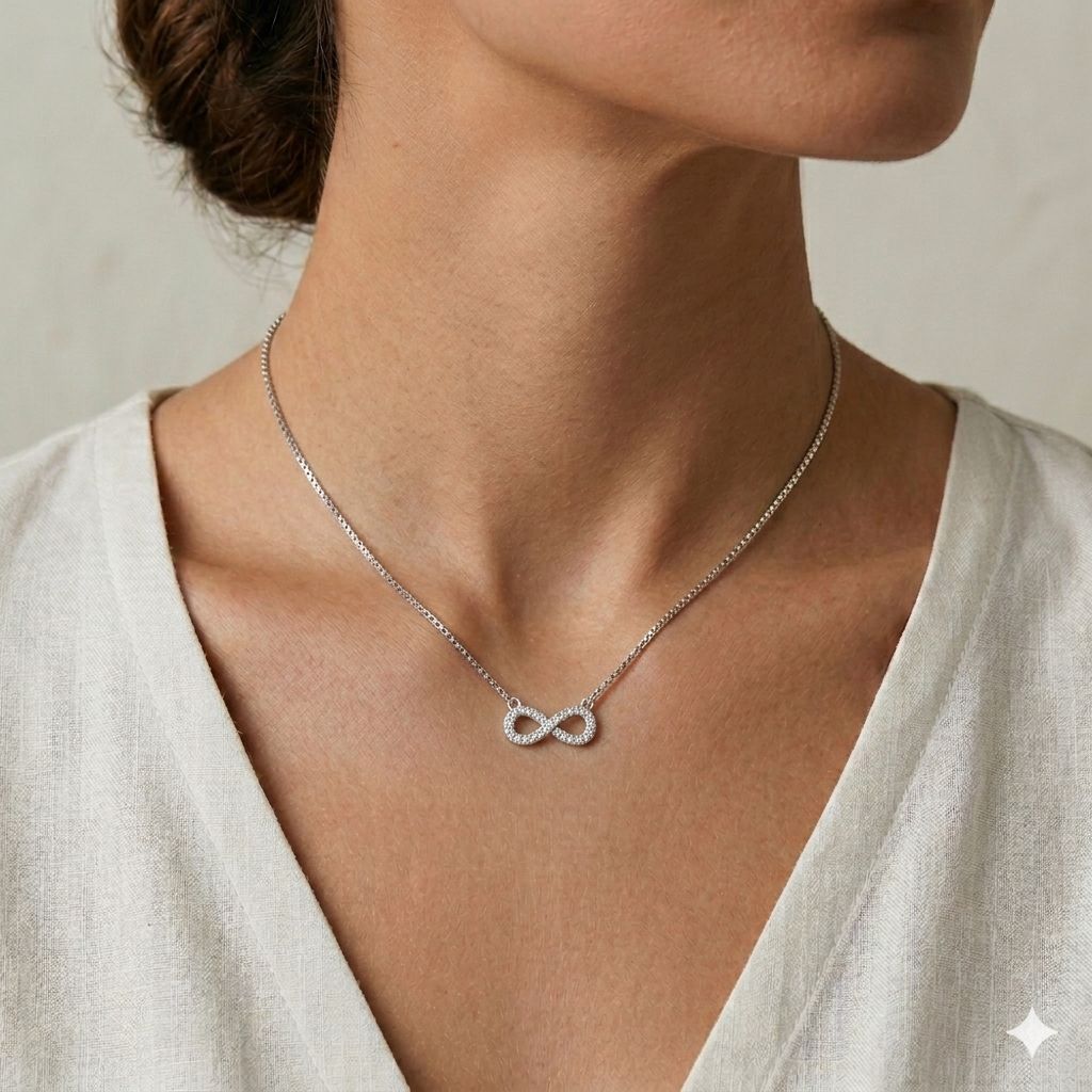 Colar Infinito em Prata 925