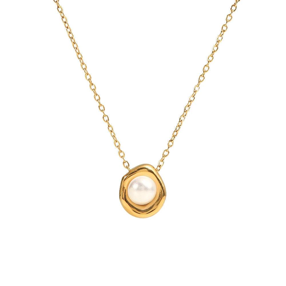 Colar Summer com Zircônia Branca Banhado a Ouro 18k