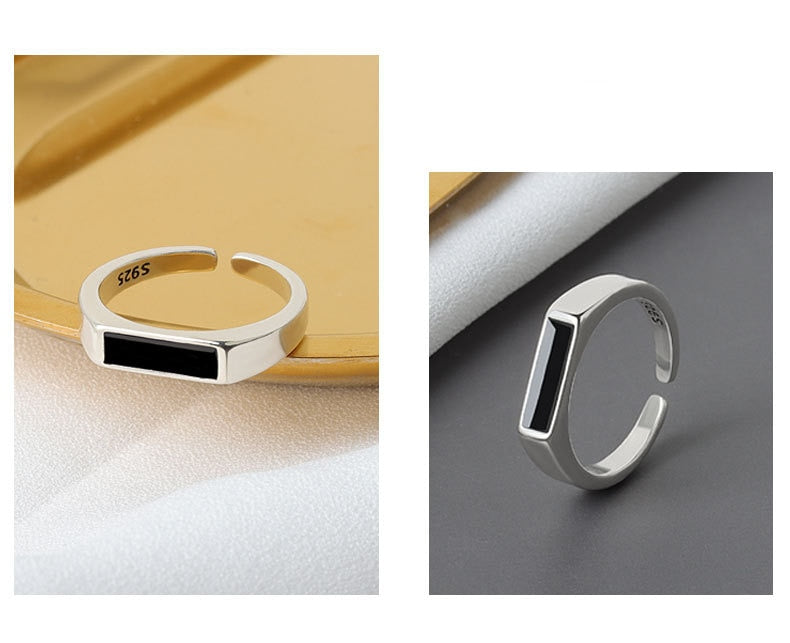 Anel luxo feminino em prata 925 com design refinado – Donna You