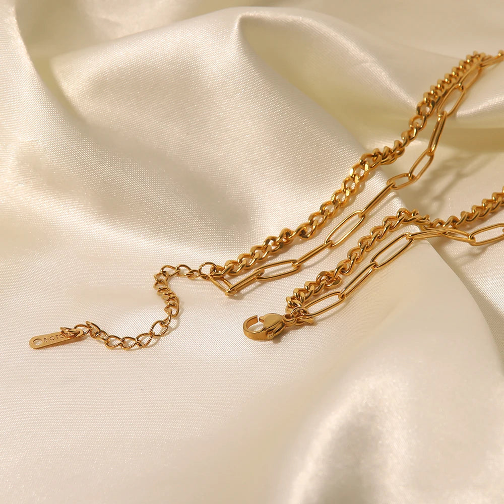 Colar Mix Cartier feminino banhado a ouro – Donna You
