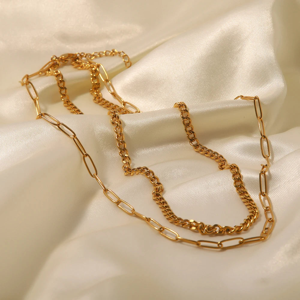 Colar Mix Cartier feminino banhado a ouro – Donna You