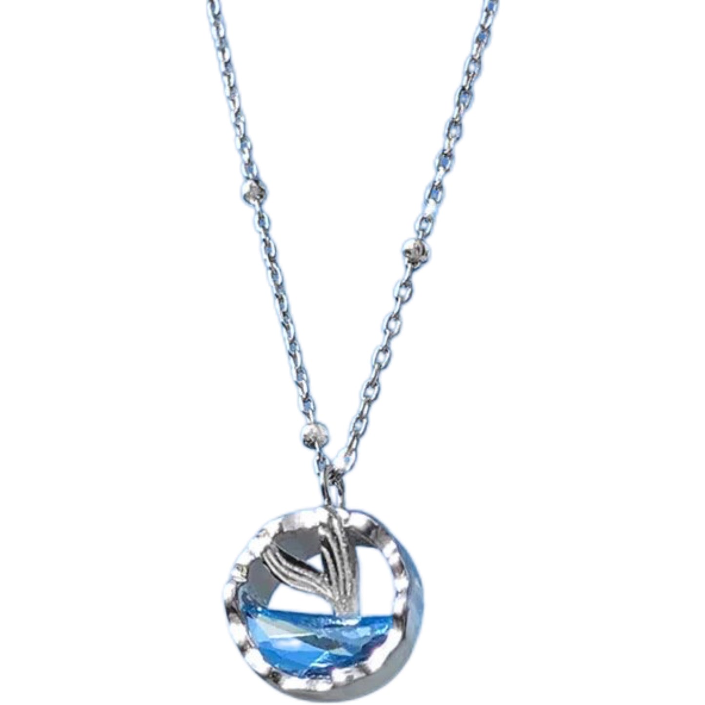 Colar Sereia Blue com pedra azul inspirada no oceano – Donna You