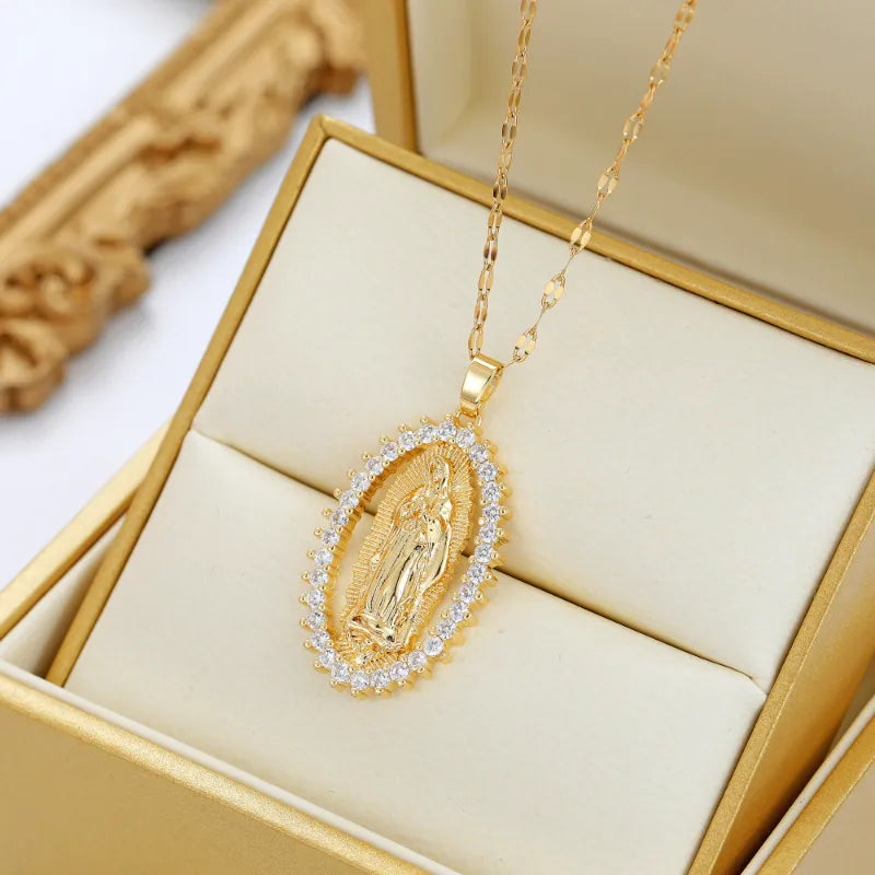Medalhão Nossa Senhora Aparecida design religioso – Donna You
