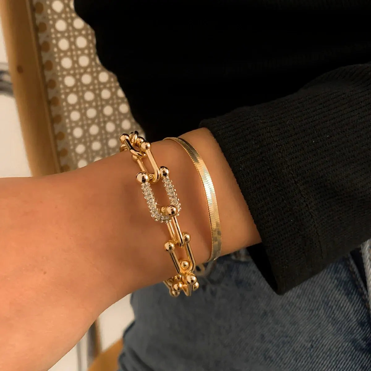 Pulseira_donna_you_Kiler_2_em_1_feminino_em_a_o_inox_minimalista