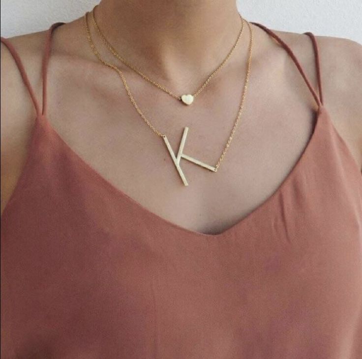 Colar Personalizado Com sua Inicial Banhado a Ouro 18k - 70%OFF + Frete Grátis
