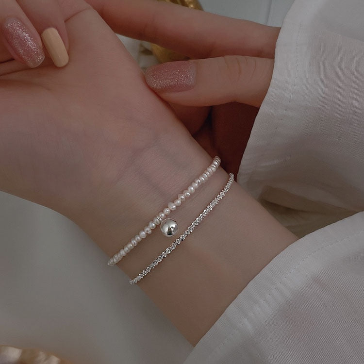 donna you pulseira dupla de luxo banhada a ouro