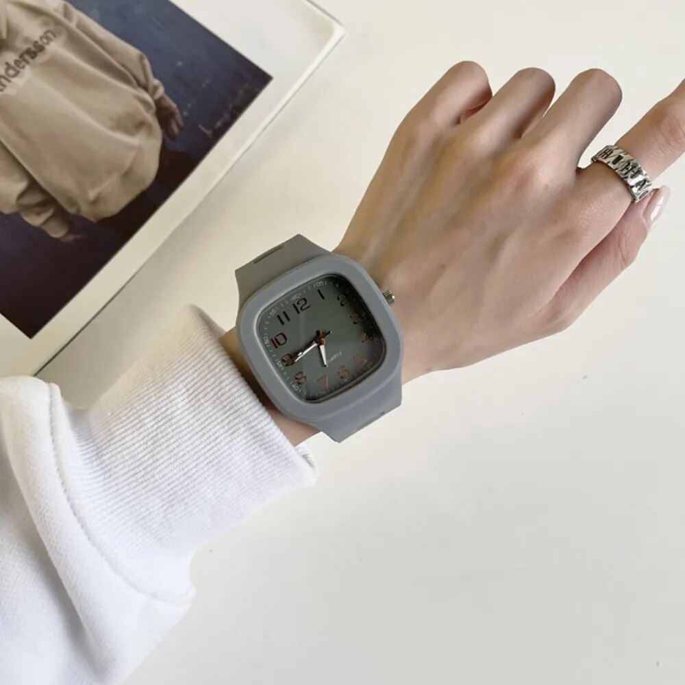 donna you relógio quartz feminino acessório elegante