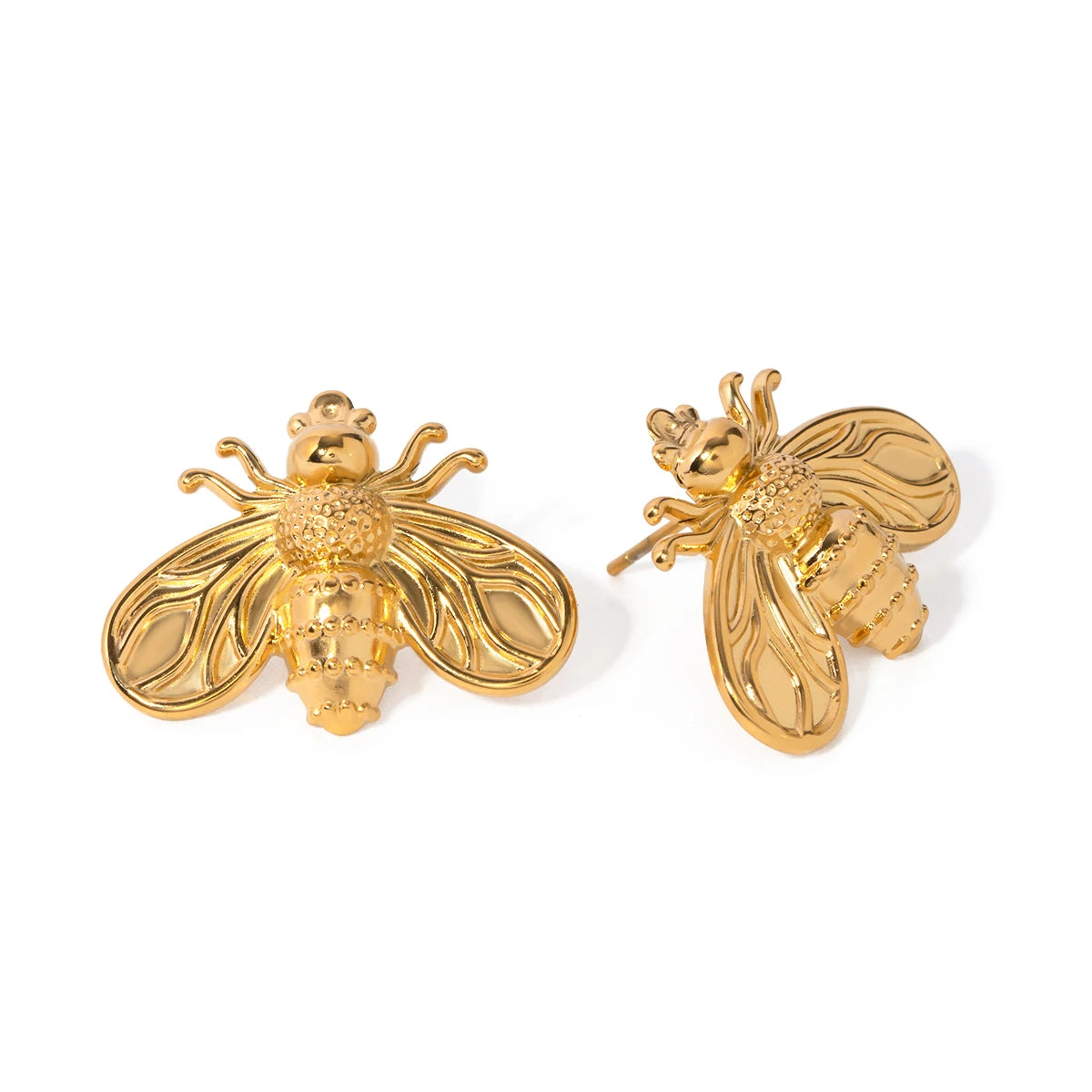 Brinco Abelha Banhado a Ouro 18k