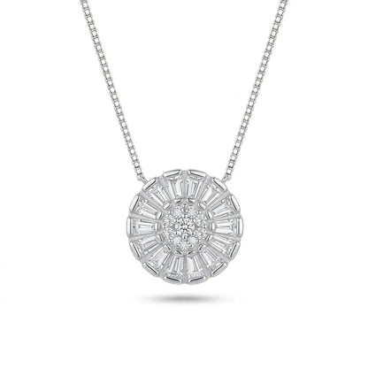 Colar circular joia delicada prata925