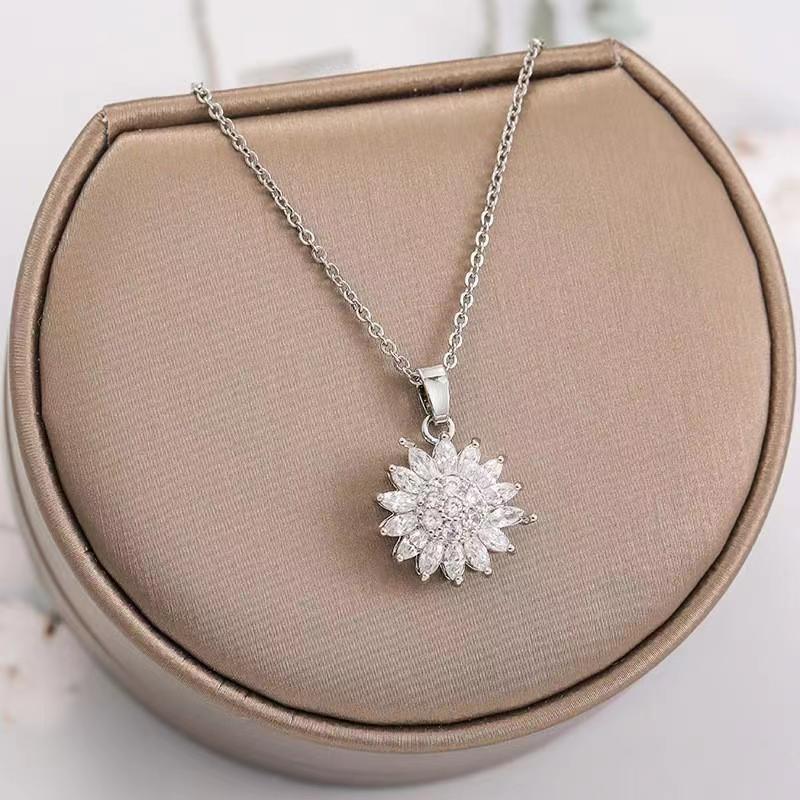 Colar Elegant Girassol rotativo Donna you 