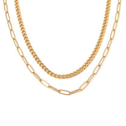 Colar Mix Cartier feminino banhado a ouro – Donna You