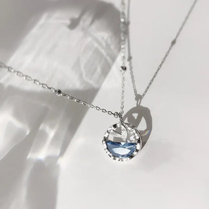 Colar Sereia Blue com pedra azul inspirada no oceano – Donna You