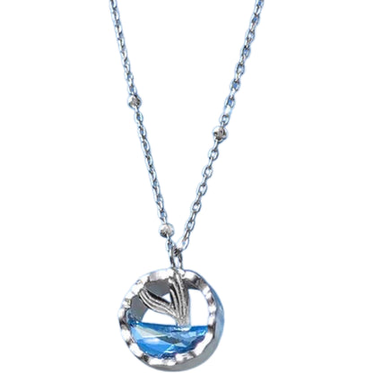 Colar Sereia Blue com pedra azul inspirada no oceano – Donna You