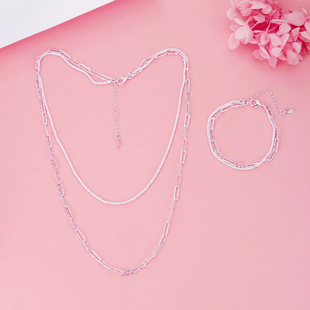 Conjunto de Prata 925 Feminino – Joia Delicada Donna You