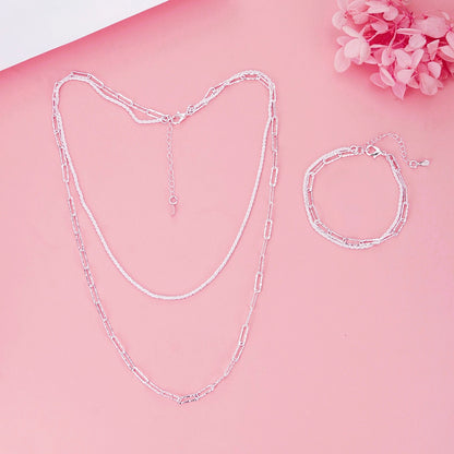 Conjunto de Prata 925 Feminino – Joia Delicada Donna You