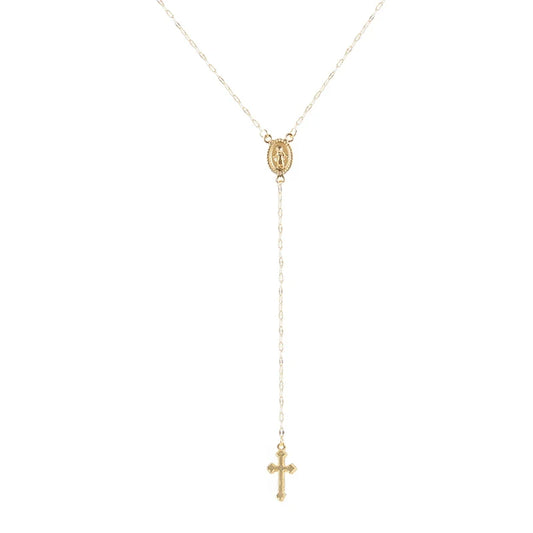 Donna you Colar feminino com pingente de anjo da guarda
