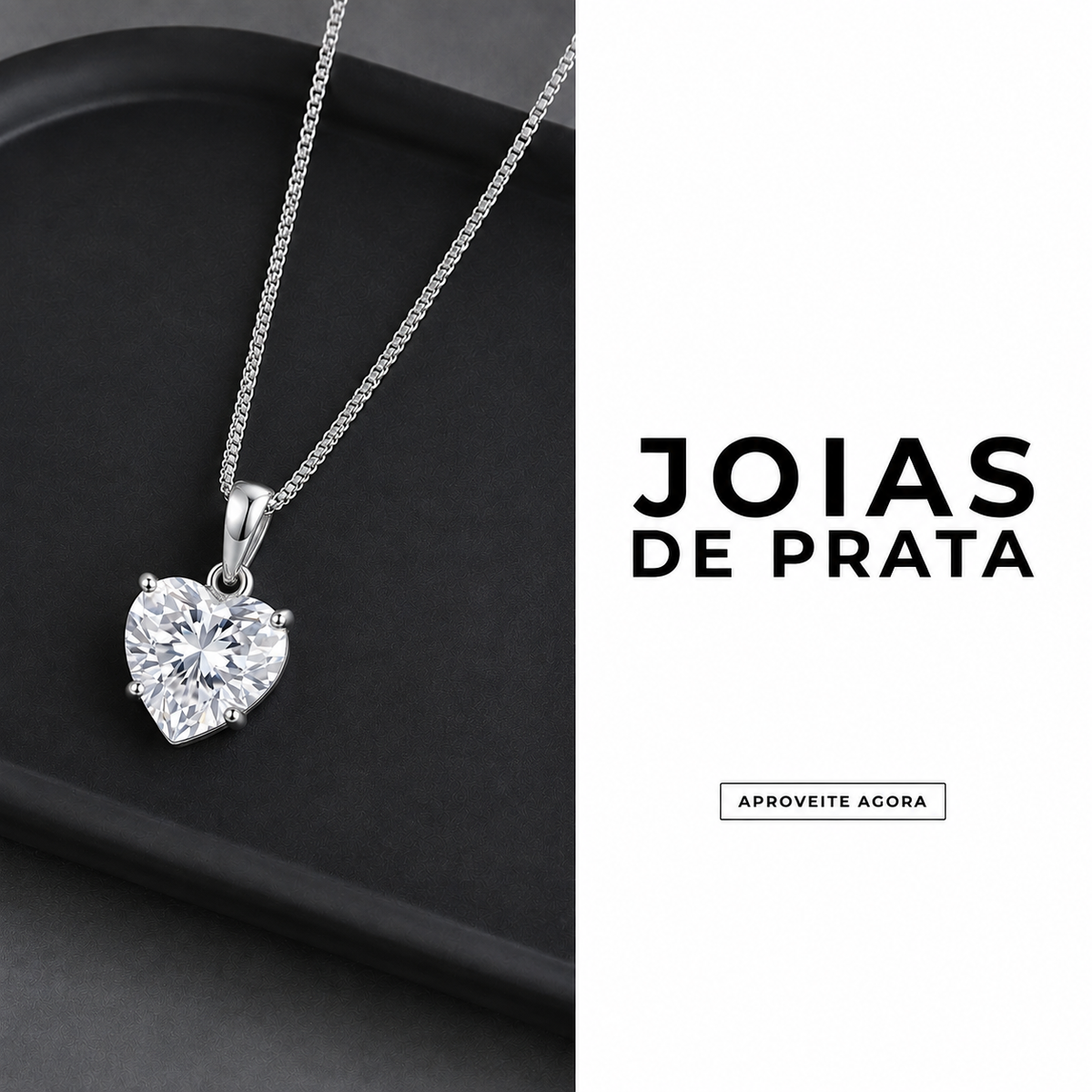 Colar Coração em Prata 925