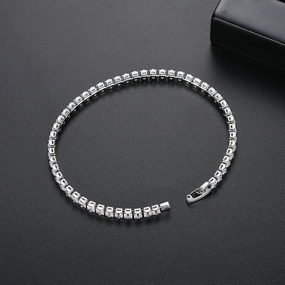 Pulseira Gold  Donna You com zircônias brilhantes
