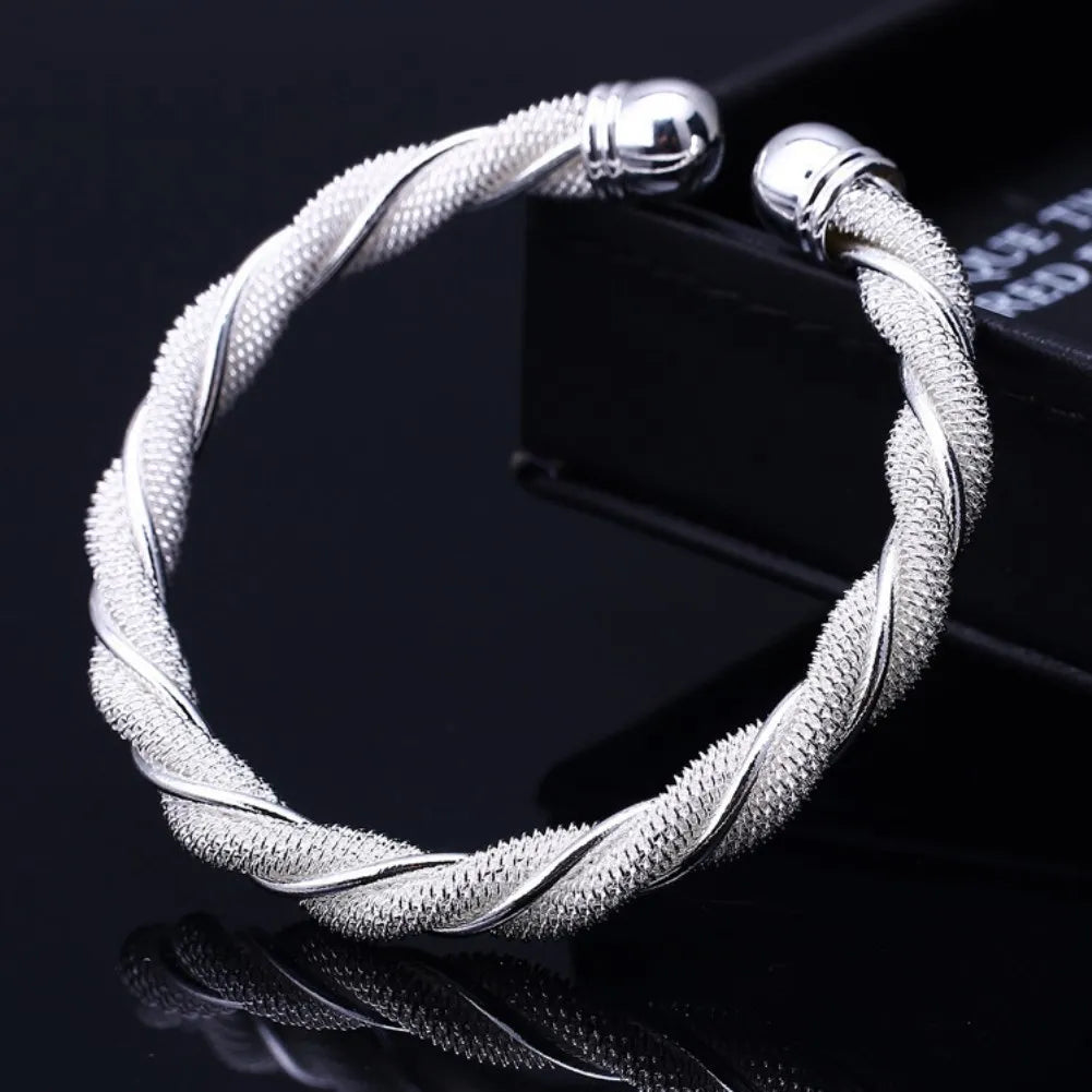 Bracelete fio de prata