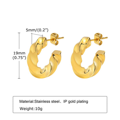 Brinco Transado Banhado a Ouro 18k