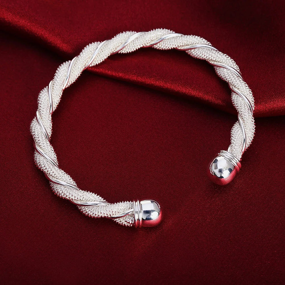 Bracelete fio de prata
