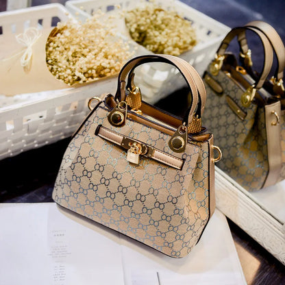 Bolsa Fashion em couro légitimo