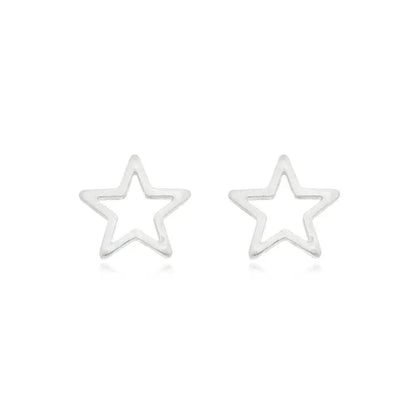 brinco estrela joias donna you prata 925