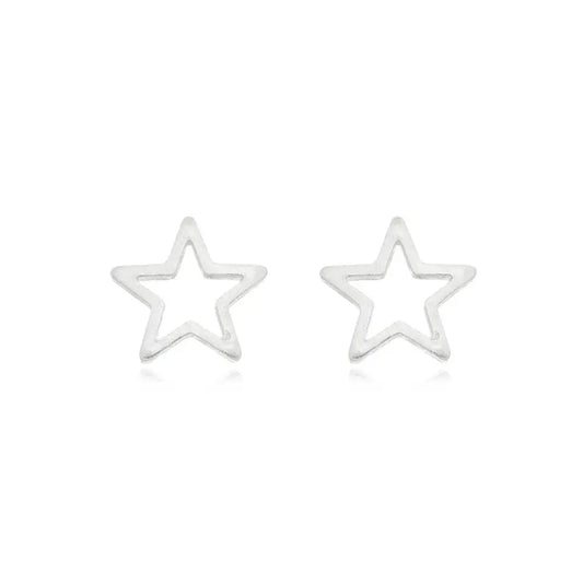 brinco estrela joias donna you prata 925