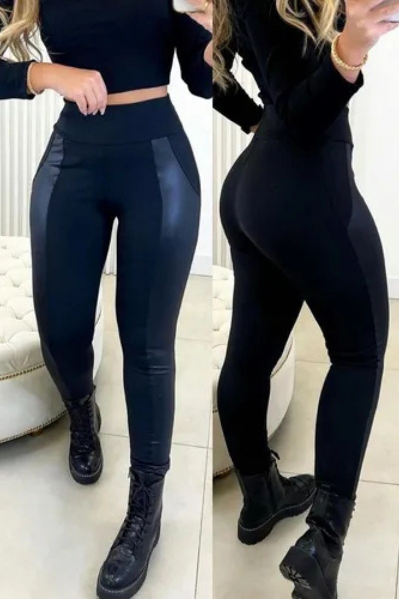 Calça Legging Flanelada