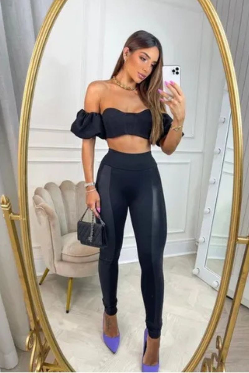 Calça Legging Flanelada
