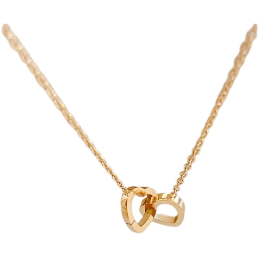 donna you colar amor infinito banhado a ouro 18k