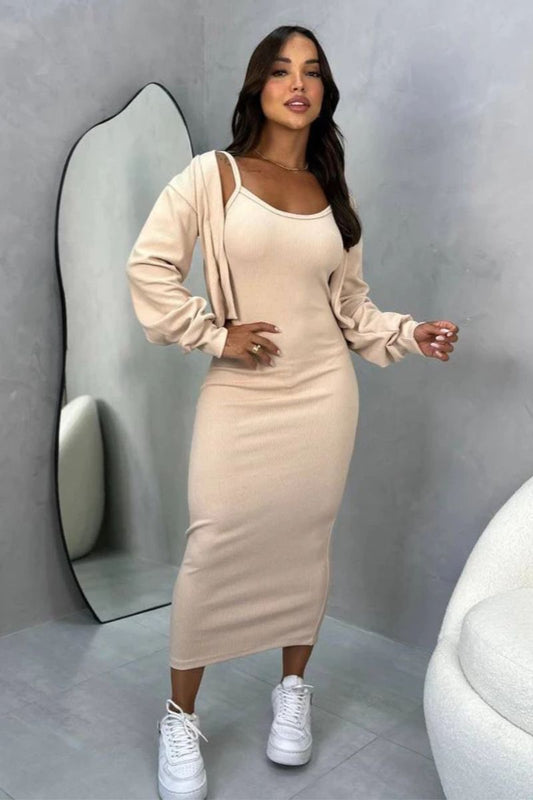 Conjunto Bella Vestido + Cassaco