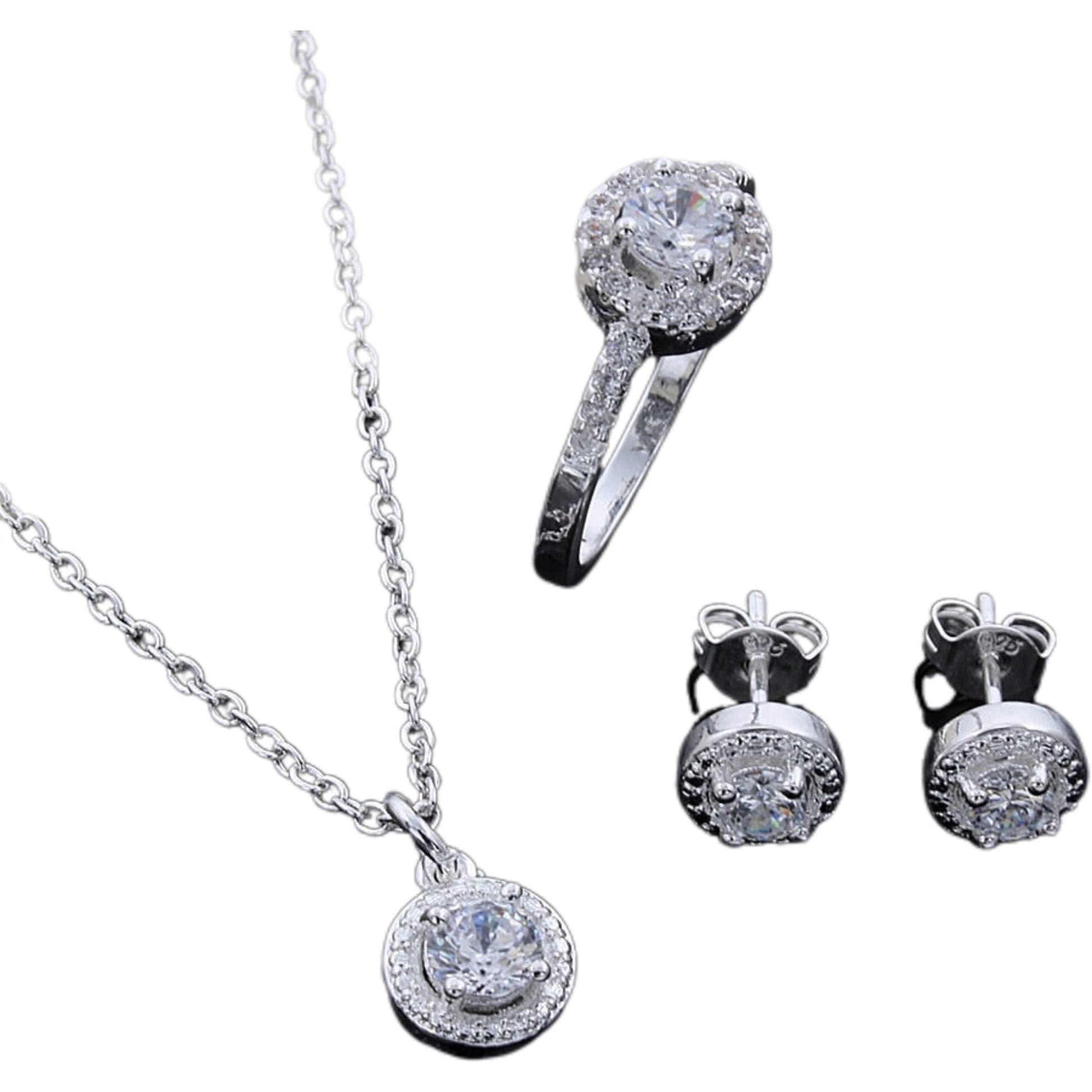 conjunto de prata 925 donna you