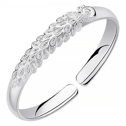 donna you Bracelete Pavão Prata