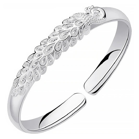 donna you Bracelete Pavão Prata