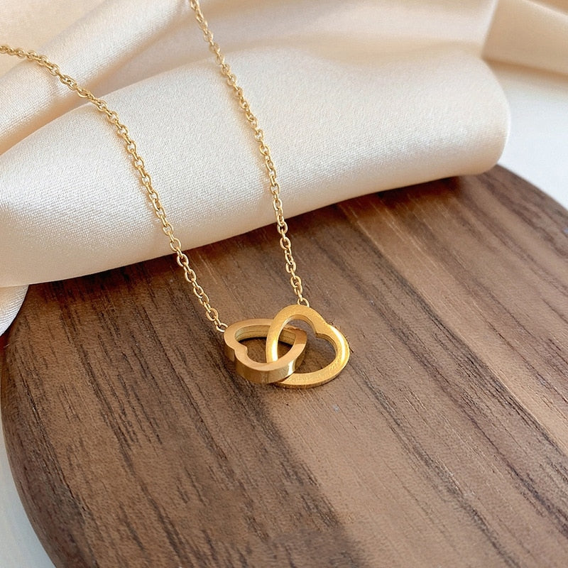donna you colar amor infinito banhado a ouro 18k
