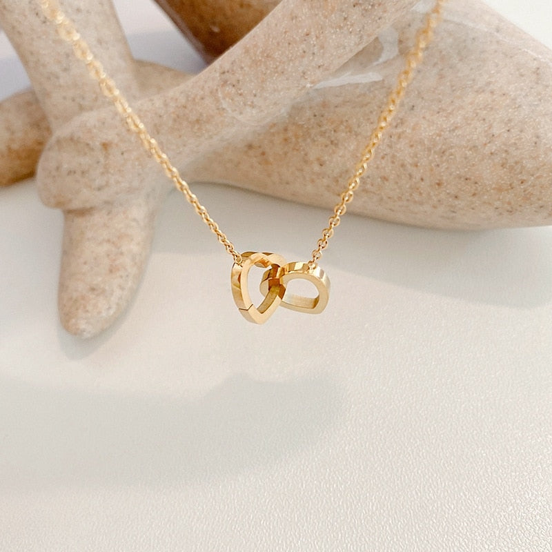 donna you colar amor infinito banhado a ouro 18k