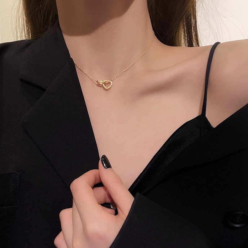donna you colar amor infinito banhado a ouro 18k
