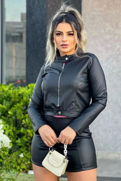 Jaqueta Couro Donna